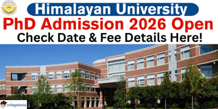 Himalayan University PhD Admission 2026 Begins; Apply Till January 24 @himalayanuniversity.com